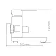 Смеситель для ванны Venta VT335KC