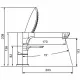 Смеситель для ванны Vieir V283532С