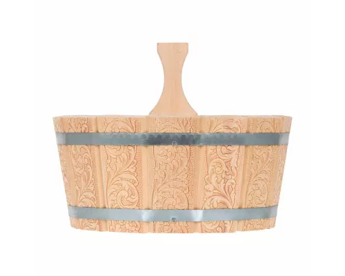 Ушат для бани и сауны Банные штучки Цветы 3,5л 33428