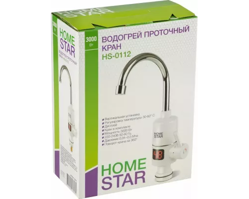 Водонагреватель проточный HomeStar HS-0112