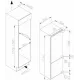 Встраиваемый холодильник Hansa BK318.3FVC