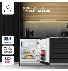 Встраиваемый холодильник LEX RBI 103 DF
