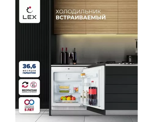 Встраиваемый холодильник LEX RBI 103 DF