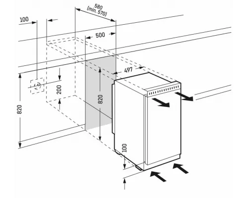 Встраиваемый холодильник Liebherr UK 1414-26 001