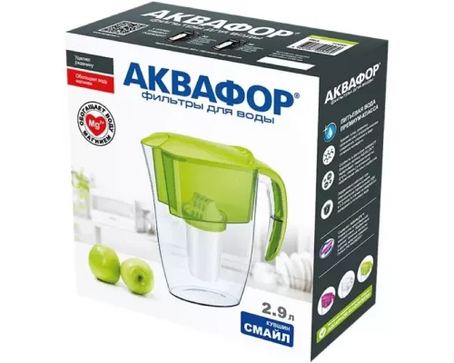 Фильтр-кувшин Аквафор Смайл салатовый