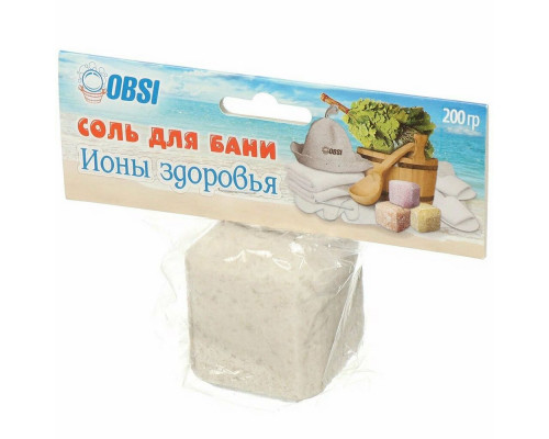 Соляная плитка 200г OBSI Ионы здоровья 130221