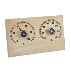 Термометр с гигрометром для бани и сауны ПТЗ БАННАЯ СТАНЦИЯ открытая сбо-2тг