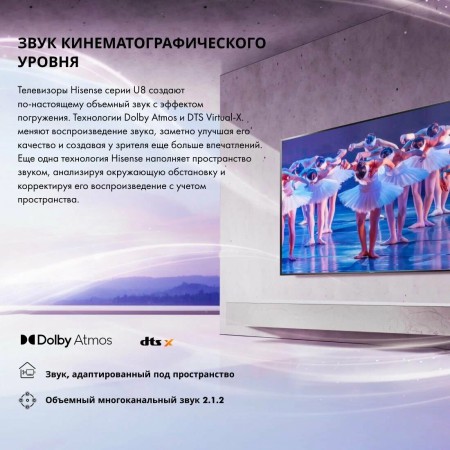 Телевизор HISENSE 65U8NQ