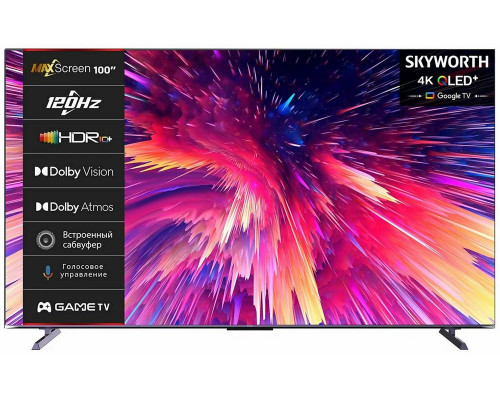 Телевизор LED SKYWORTH 100Q78G 120Hz QLED 4K Smart (Google)