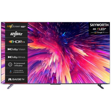 Телевизор LED SKYWORTH 100Q78G 120Hz QLED 4K Smart (Google)