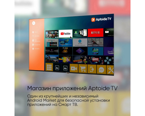 Телевизор LED TOPDEVICE TDTV65CS06U_BK 4K Smart (Android)