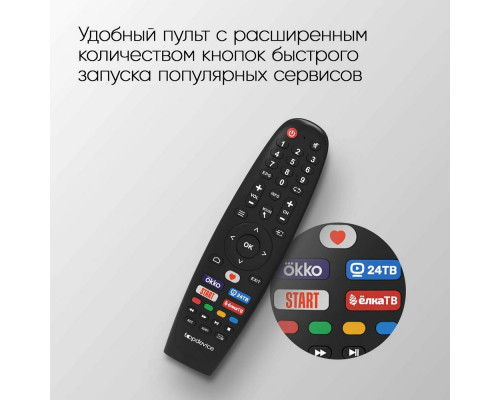 Телевизор LED TOPDEVICE TDTV65CS06U_BK 4K Smart (Android)