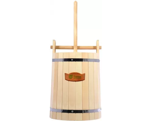 Кадка для воды Банные штучки 30л с гнетом и замком 32690