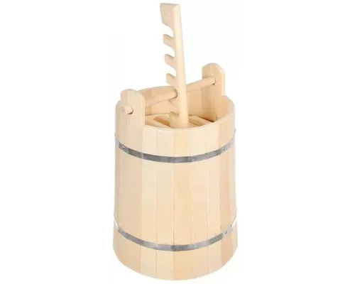 Кадка для воды Банные штучки 30л с гнетом и замком 32690