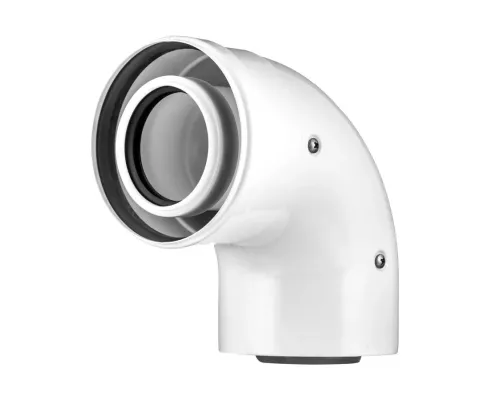 Колено коаксиальное 60/100 90гр