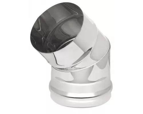 Колено нерж. 100*45 (0,5мм)