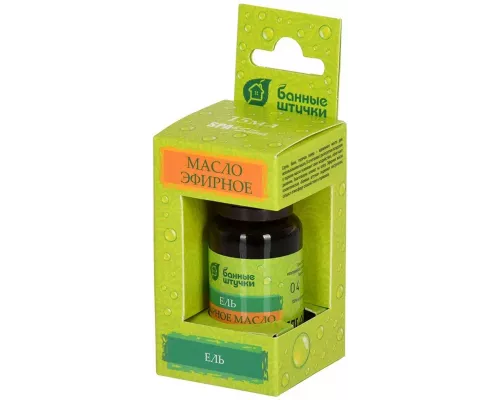 Масло эфирное для бани и сауны Банные штучки ЕЛЬ 15мл 30008