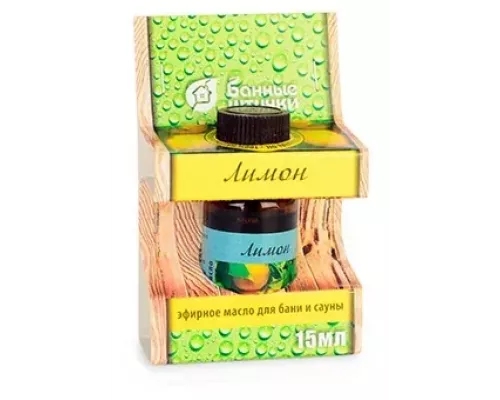 Масло эфирное для бани и сауны Банные штучки Лимон 15мл 30010