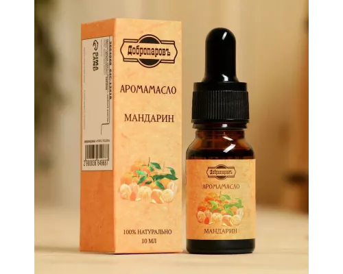 Масло эфирное для бани и сауны Добропаровъ Мандарин 10мл 7402121