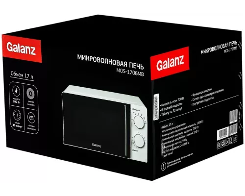 Микроволновая печь Galanz MOS-1706MW