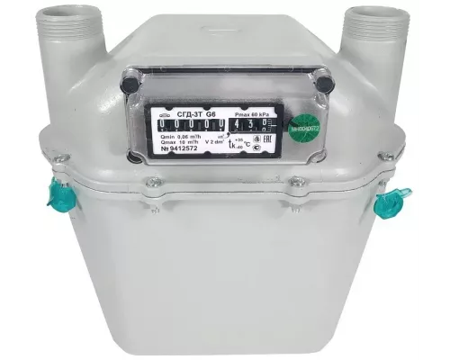 Счетчик газа СГД-3Т 22 левый (Минск)