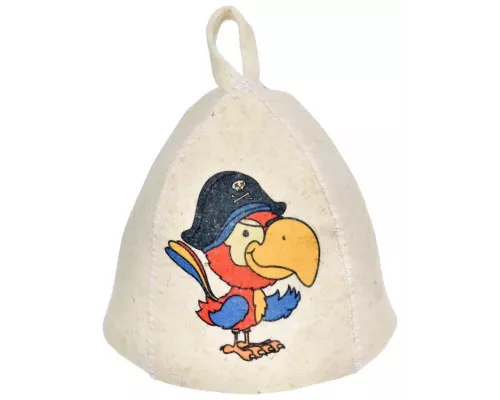 Шапка для бани и сауны детская Hot Pot Попугай 41212