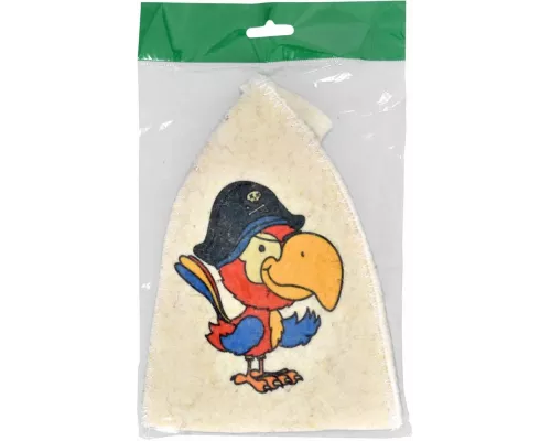 Шапка для бани и сауны детская Hot Pot Попугай 41212