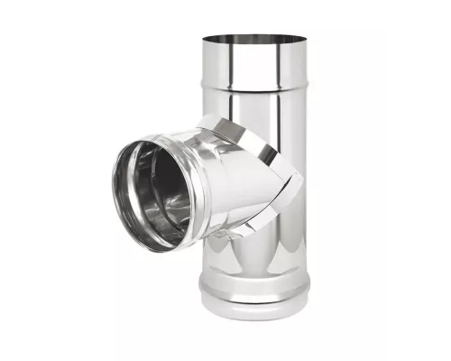 Тройник нерж. 115*90гр (1,0мм)