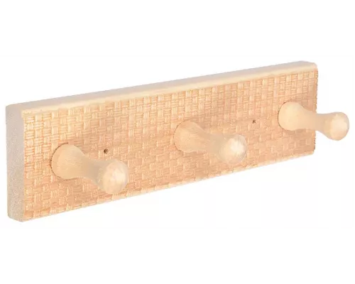 Вешалка настенная Банные штучки Рогожка липа 33421