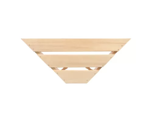 Вешалка настенная с полкой Банные штучки Липа 32473 угловая