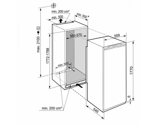 Встраиваемый холодильник Liebherr IRDE 5121-20 001