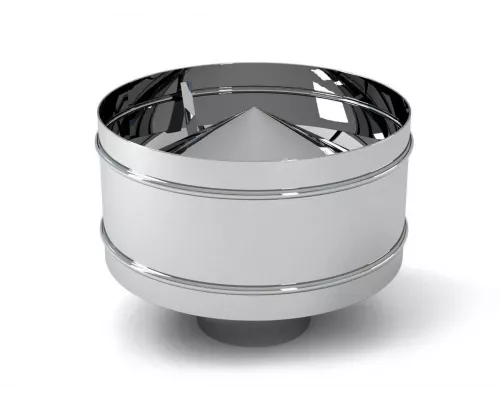 Зонт нерж. 100 с дефлектором