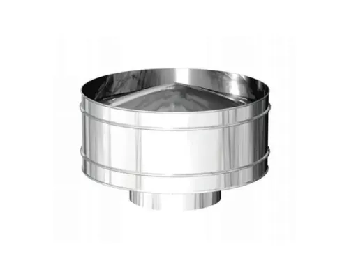 Зонт нерж. 80 с дефлектором