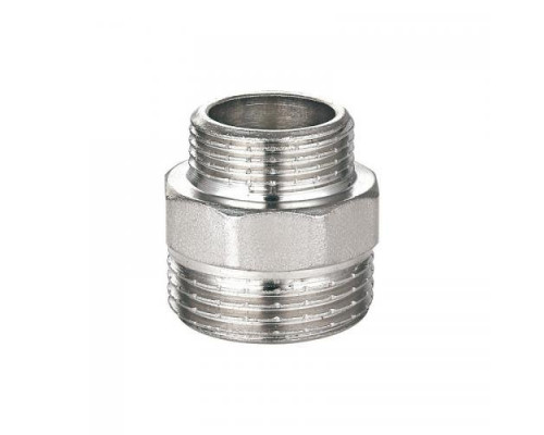 Ниппель переходной 1/2"х1/4" (никель) HLV