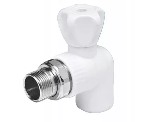 Кран радиатор Kalde Q20-1/2 н/р угловой вентильный