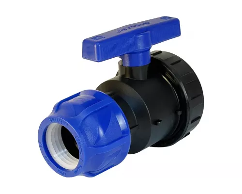 Кран шровый 40*1" ВР ПНД