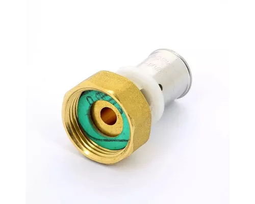 Муфта пресс 16*3/4" BР c нак гайкой UNI-FITT 10563G001605