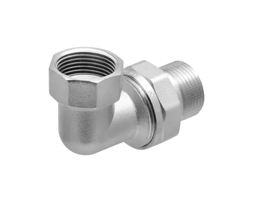 Сгон 1/2" угловой (никель) HLV (110098)