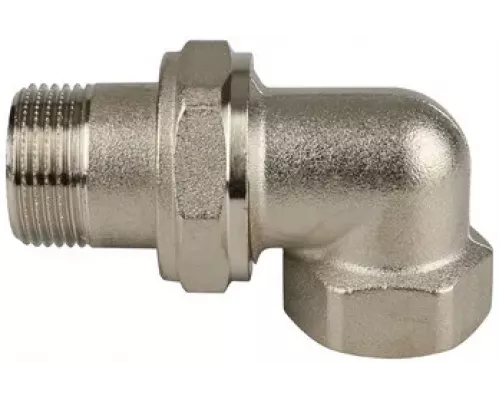 Сгон 1/2" угловой (никель) ITAP