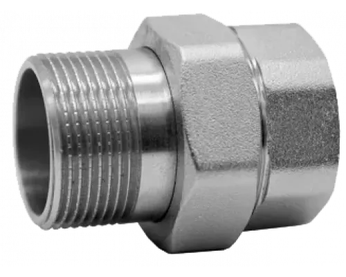 Сгон 1" прямой (никель) HLV (110341-01)