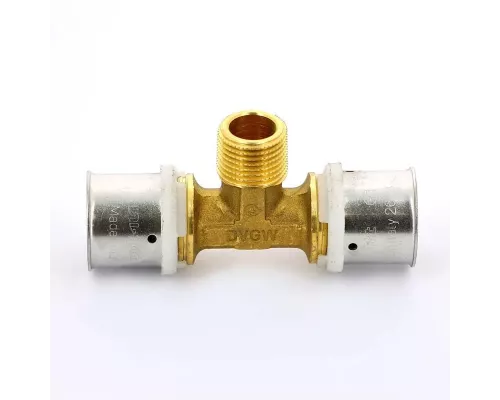 Тройник пресс 26*1/2"*26 НР UNI-FITT 10532G260426