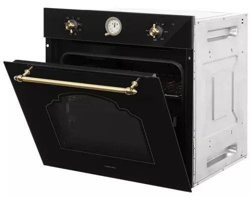 Духовой шкаф HIBERG VM 6382 BR черный ретро
