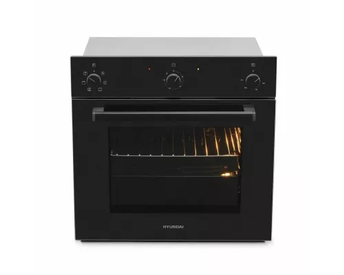 Духовой шкаф Hyundai 6006.03 BG черное стекло