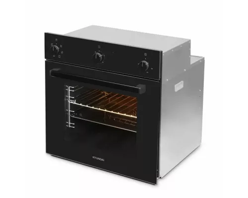 Духовой шкаф Hyundai 6006.03 BG черное стекло