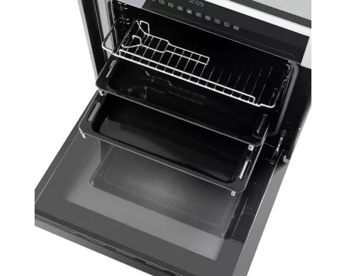 Духовой шкаф MAUNFELD EOEH.5811S1 черный/нерж.сталь