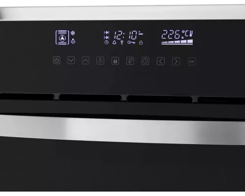 Духовой шкаф MAUNFELD EOEH.5811S1 черный/нерж.сталь