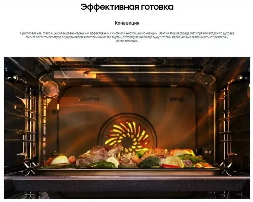 Духовой шкаф Samsung NV68A1145RK/WT черный