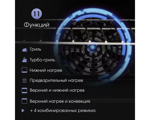 Духовой шкаф Zigmund & Shtain E 154 B черный