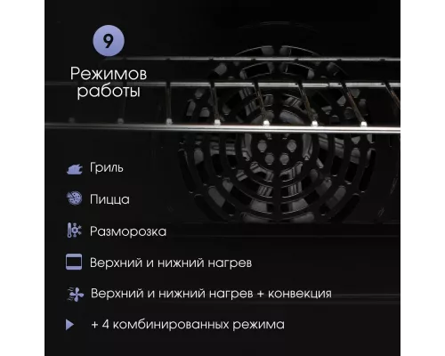 Духовой шкаф Zigmund & Shtain EN 133.512 W белый