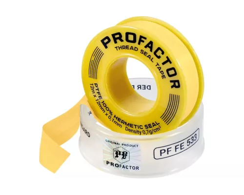 Фум лента желтая PF 533 12м*12м  81*376